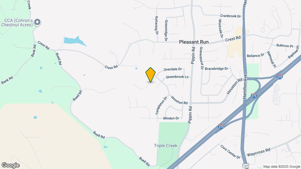 2937 Overdale Dr Map and Location Details