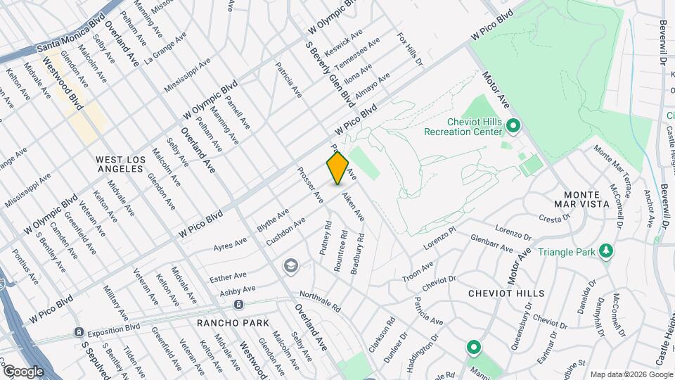 10525 Cushdon Ave Map and Location Details