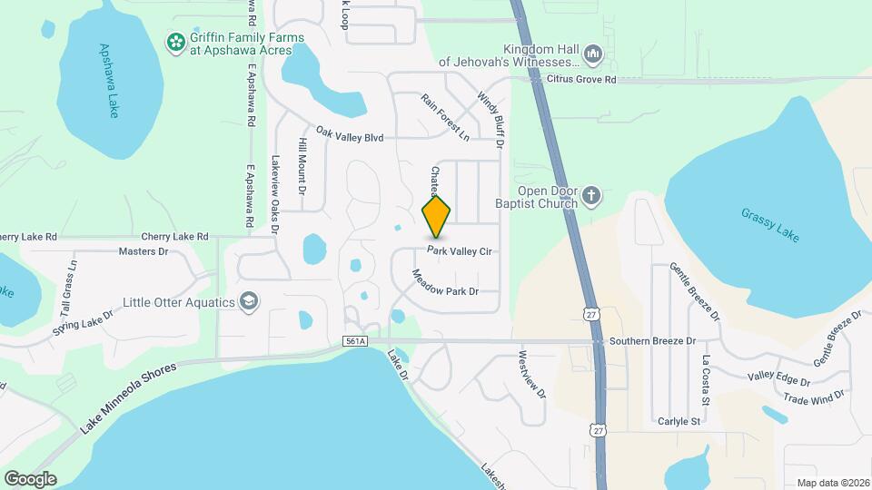 867 Park Valley Cir Mapa y Detalles de la Ubicación