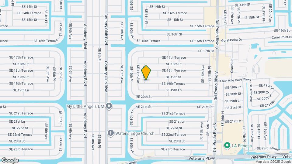 1117 SE 19th Terrace Map and Location Details