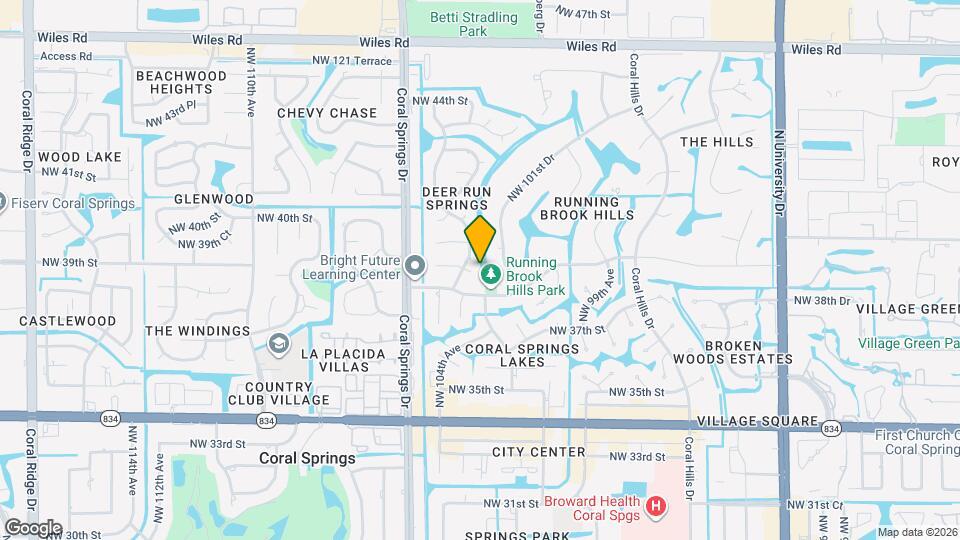 10251 NW 39th Pl Map and Location Details