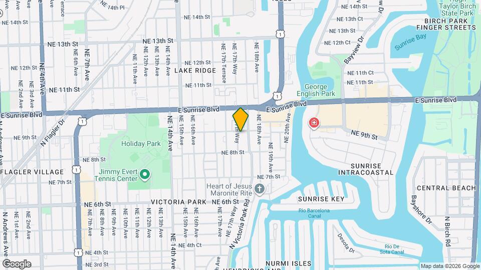 840 NE 17th Way Mapa y Detalles de la Ubicación