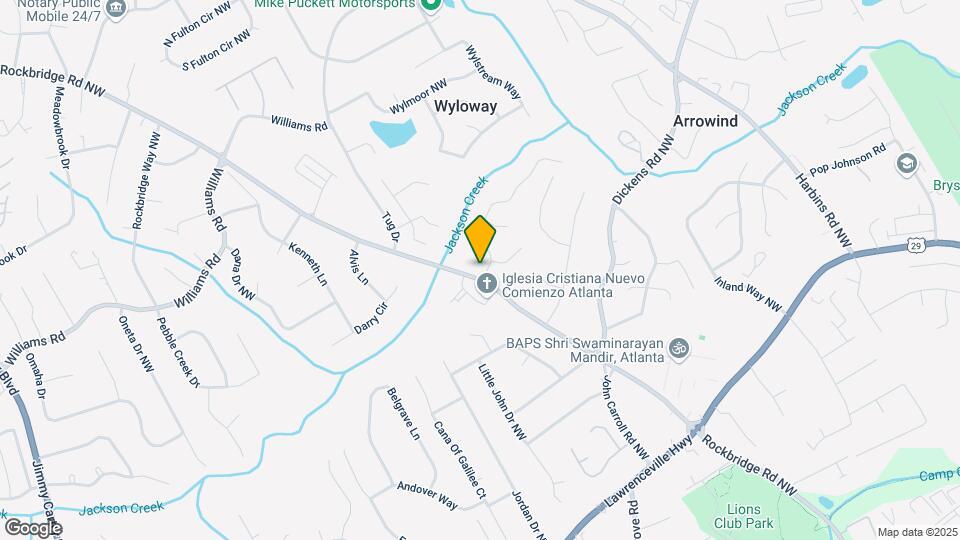 650 Walnut Creek Dr NW Map and Location Details