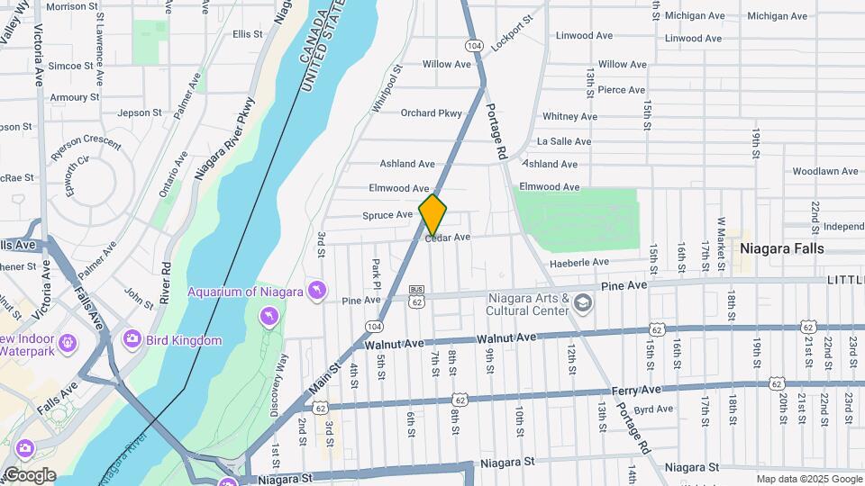 701 Cedar Ave Map and Location Details