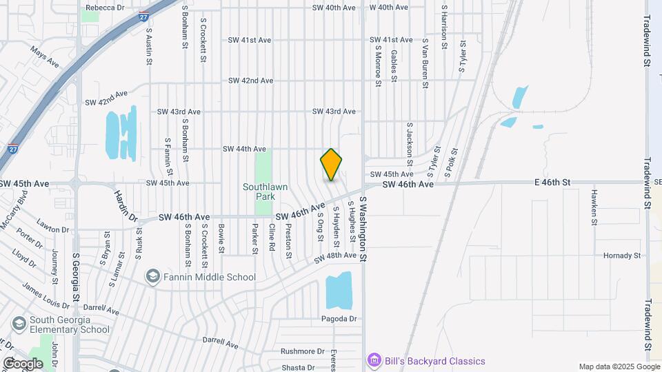 4421 S Hayden St Map and Location Details