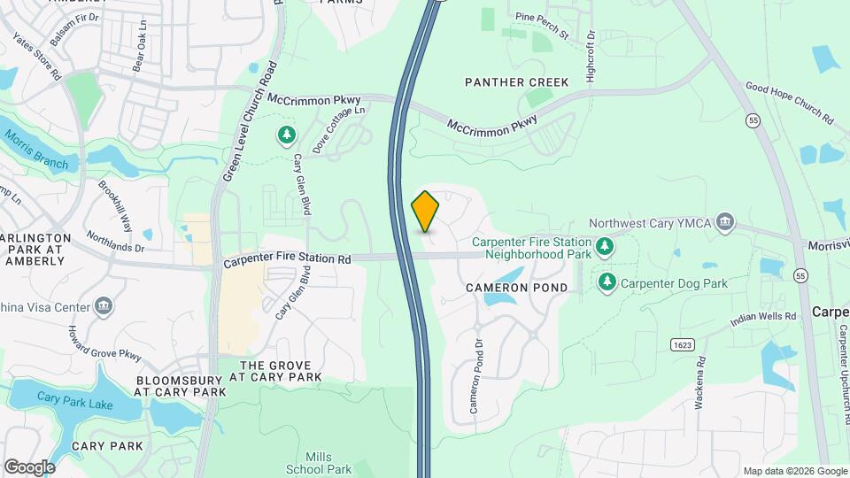 112 Bancroft Brook Dr Map and Location Details