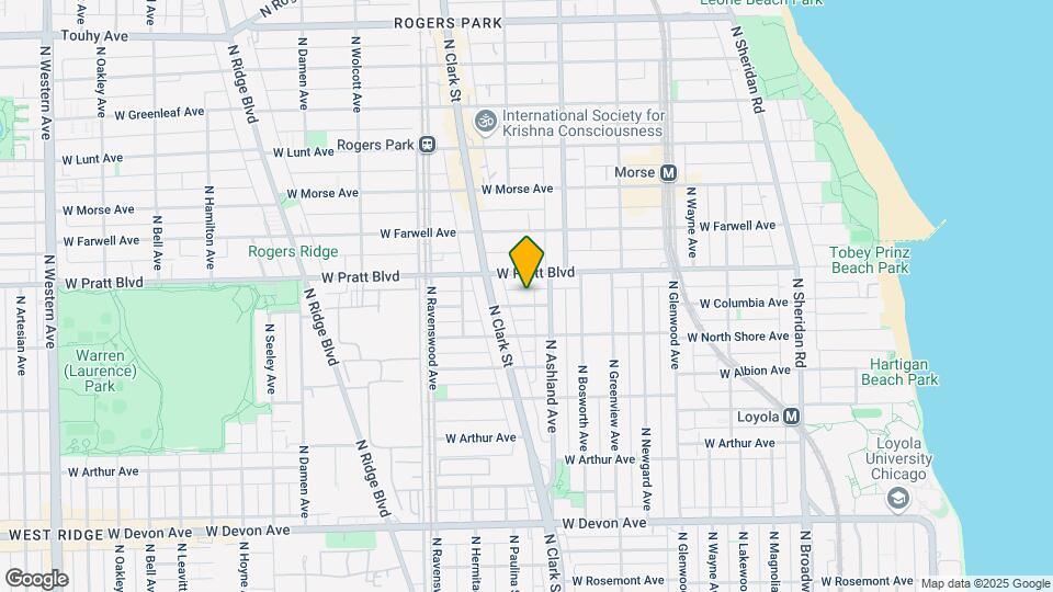 1622 W Columbia Ave Map and Location Details