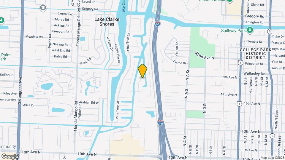 1742 W Terrace Dr Map and Location Details