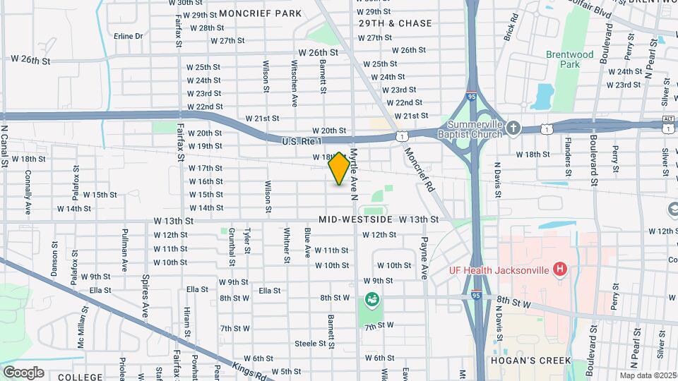 1339 15th St Map and Location Details