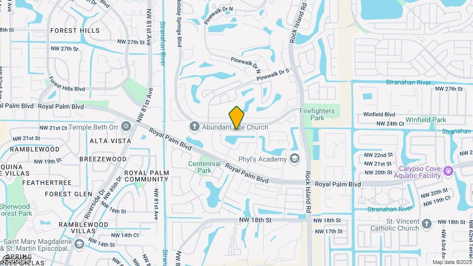 7680 NW 23rd St Map and Location Details