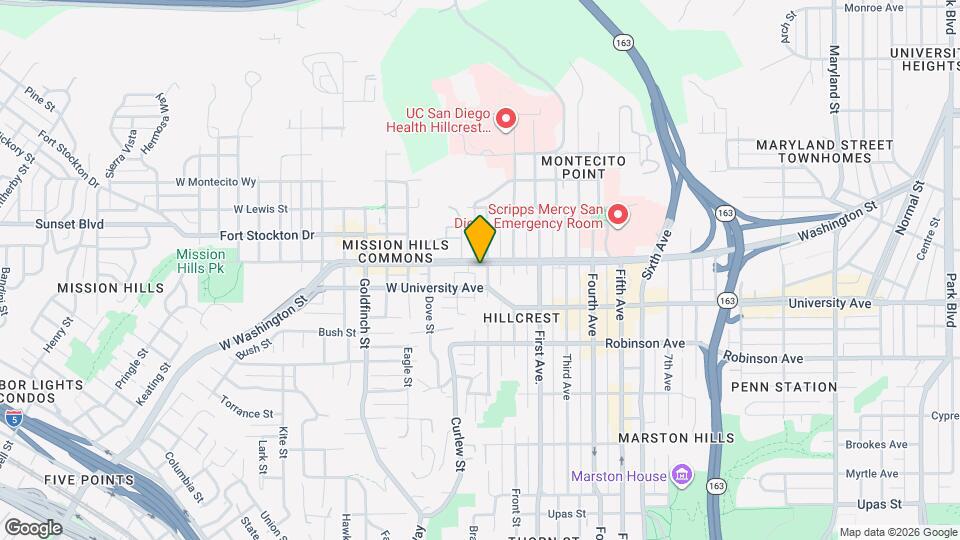 3972 Albatross St, Unit 201 Map and Location Details