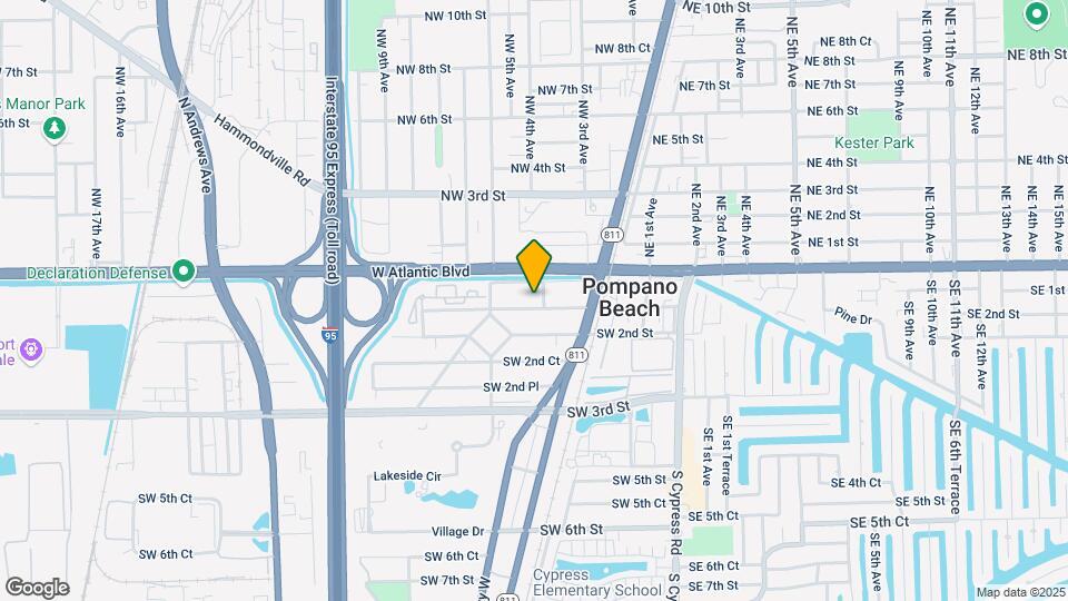 305 SW 1st Ct Map and Location Details