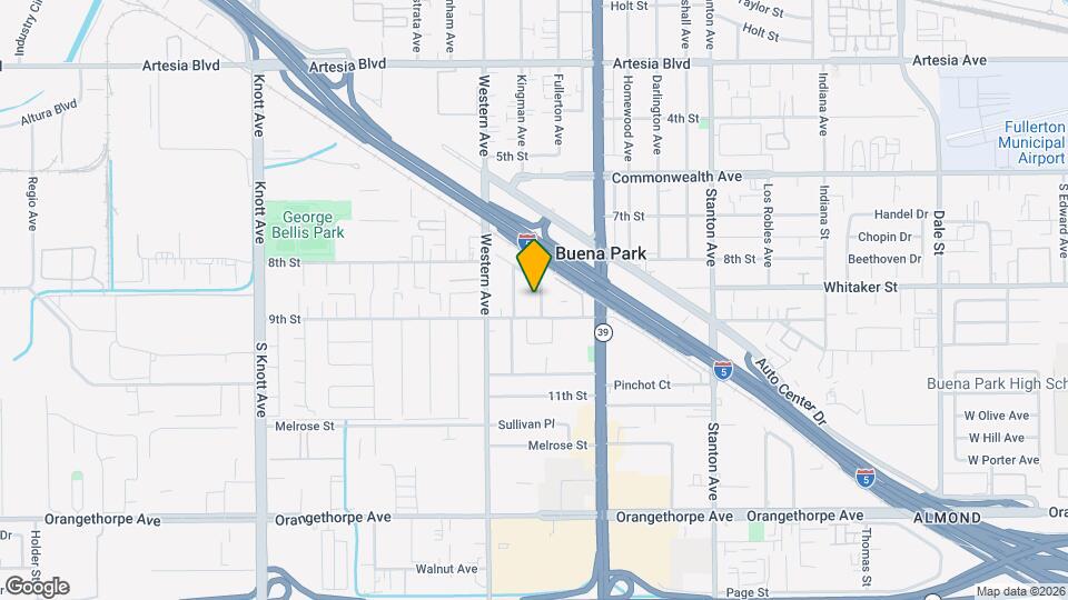 6511 Fullerton Ave, Unit B Mapa y Detalles de la Ubicación