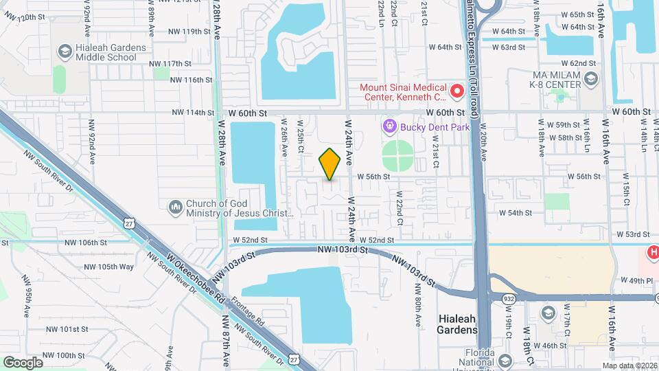 2460 W 56th St, Unit 6 Map and Location Details