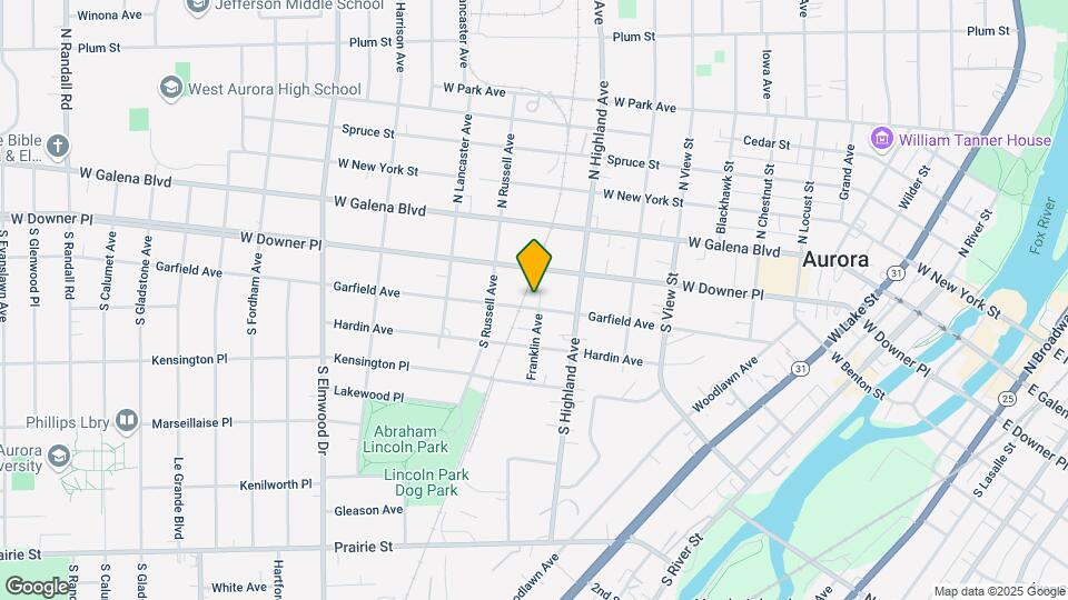 633 Garfield Ave Mapa y Detalles de la Ubicación