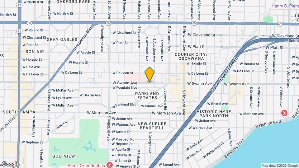 2608 W Swann Ave Map and Location Details