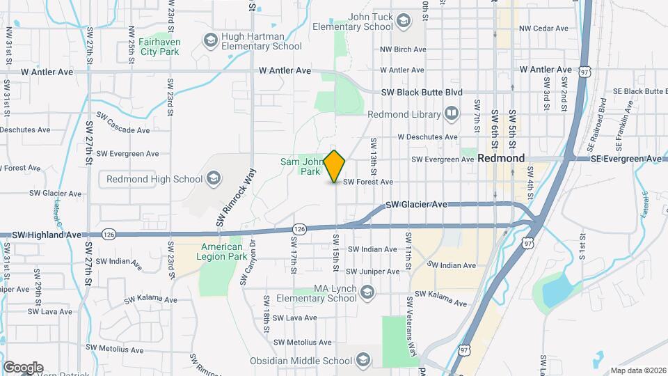619 SW 15th St Map and Location Details