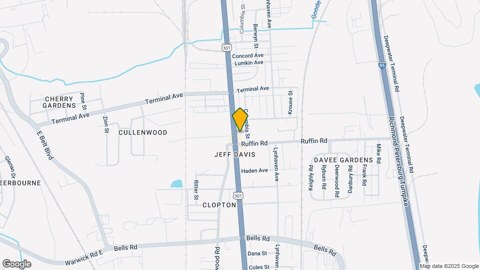 3203 Jefferson Davis Hwy Map and Location Details