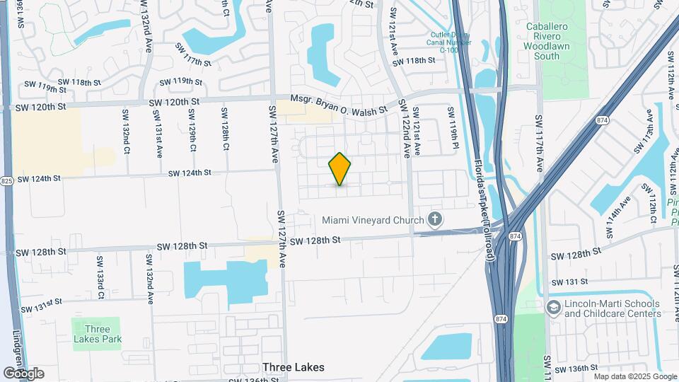 12513 SW 124th Ct Map and Location Details