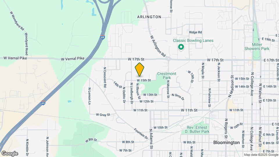 1330 W 15th St Map and Location Details