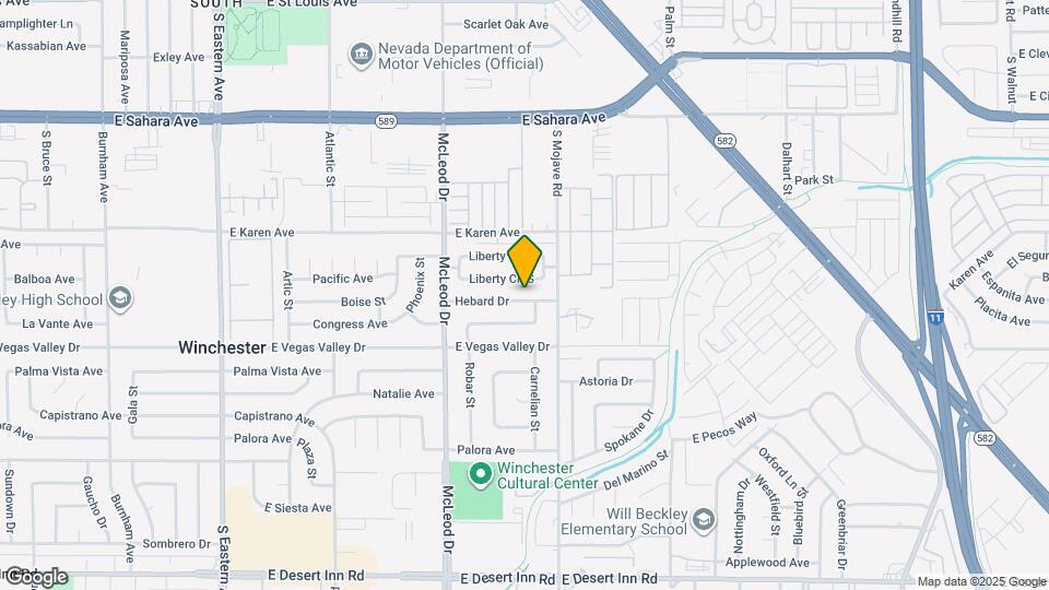 3140 Hebard Dr Map and Location Details