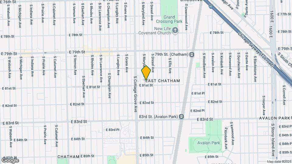 8045 S Maryland Ave Map and Location Details