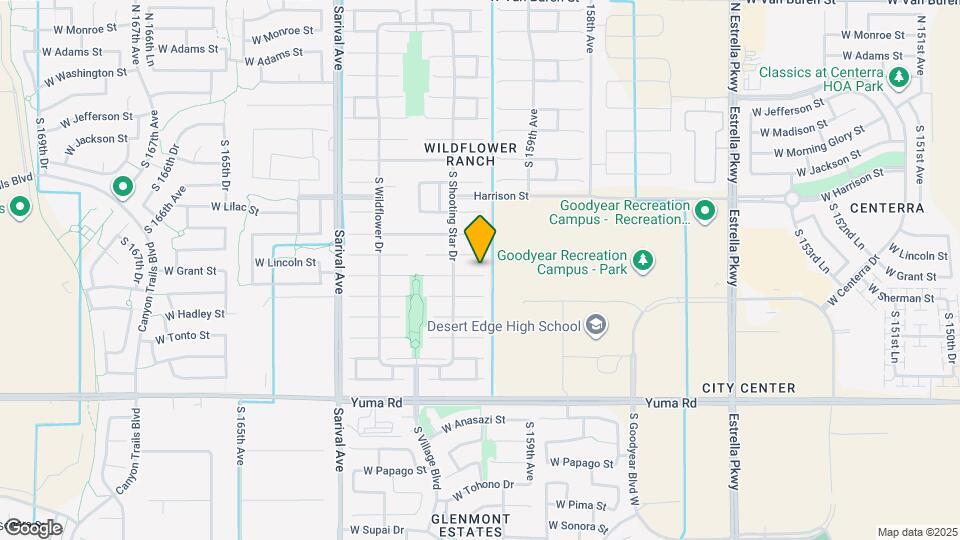 16022 W Grant St Map and Location Details