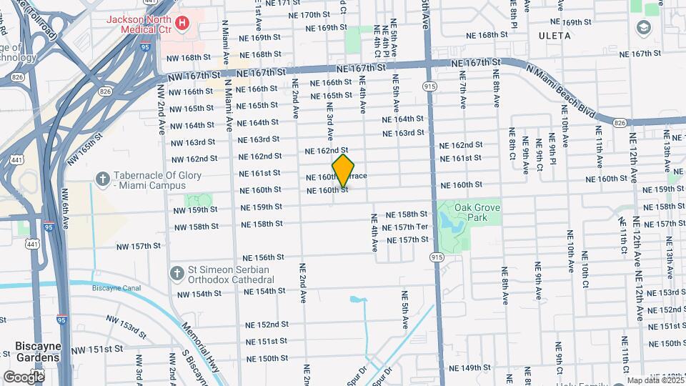320 NE 160th St Map and Location Details