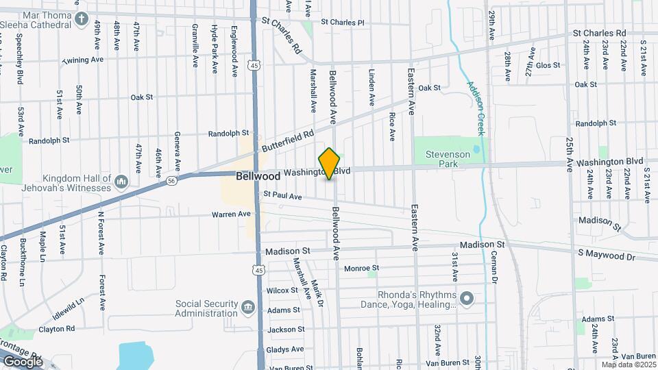 612-614 Bellwood Ave Map and Location Details