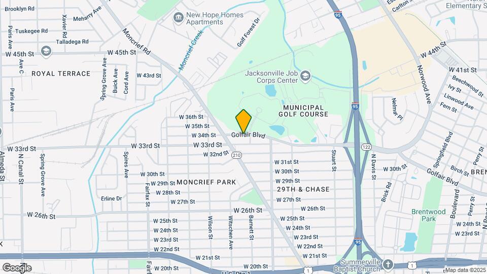1422 Golfair Blvd Mapa y Detalles de la Ubicación
