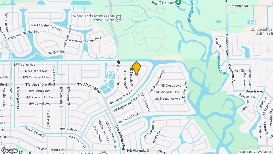 726 NE Lanfair St Map and Location Details