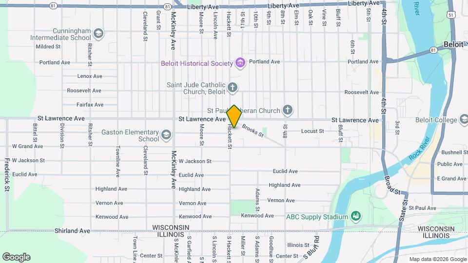 631 Hackett St Mapa y Detalles de la Ubicación