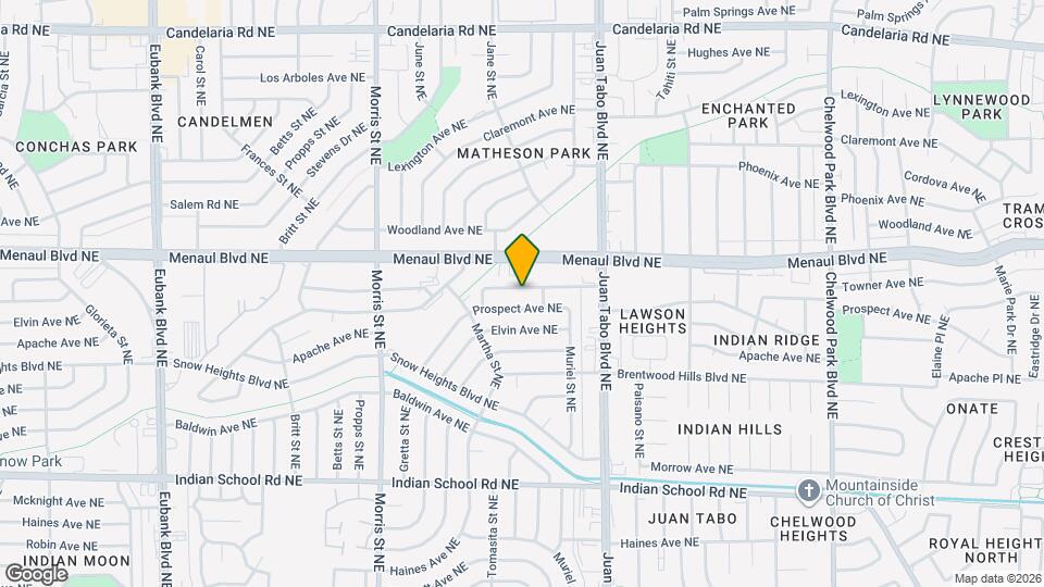 10912 Towner Ave NE Map and Location Details