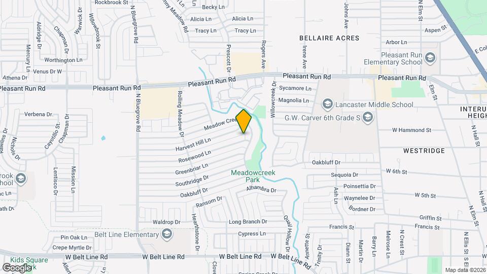 1105 Rosewood Ln Mapa y Detalles de la Ubicación