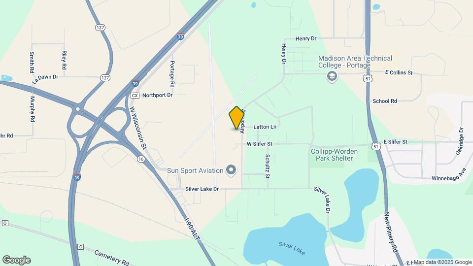 2525 Airport Rd Map and Location Details