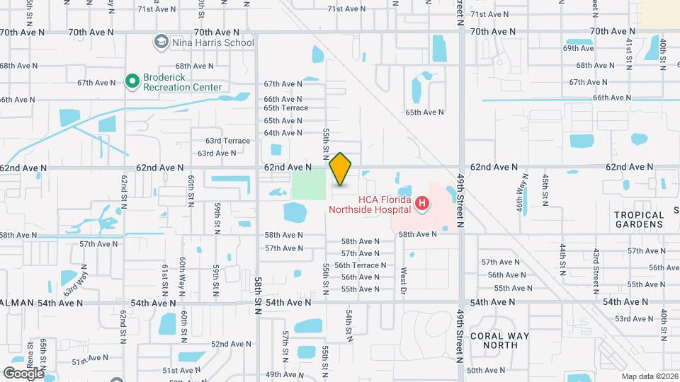 5345 60th Ave N Map and Location Details