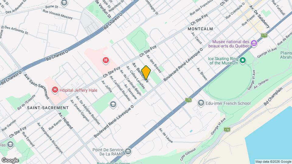 920 Belvédère Av Map and Location Details