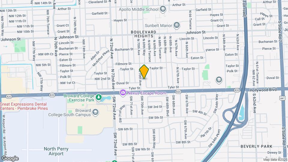 240 N 69th Way Map and Location Details