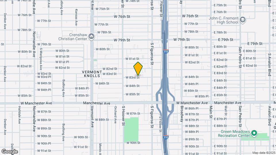 619 W 83rd St Mapa y Detalles de la Ubicación