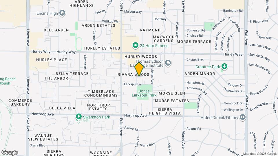 1112 Evelyn Ln Map and Location Details