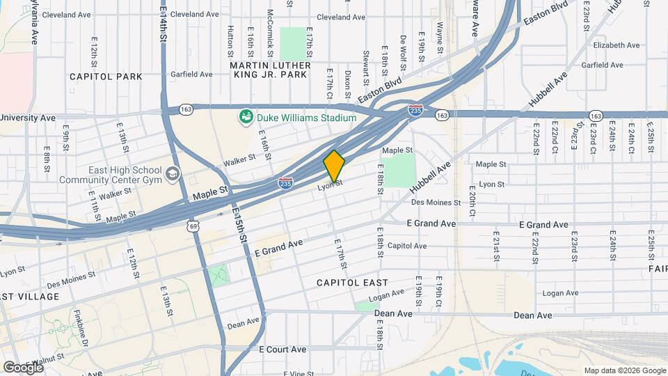 1713 Lyon St Map and Location Details