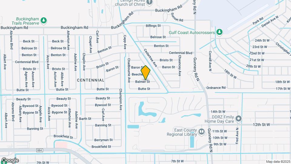5121 Butte St Mapa y Detalles de la Ubicación