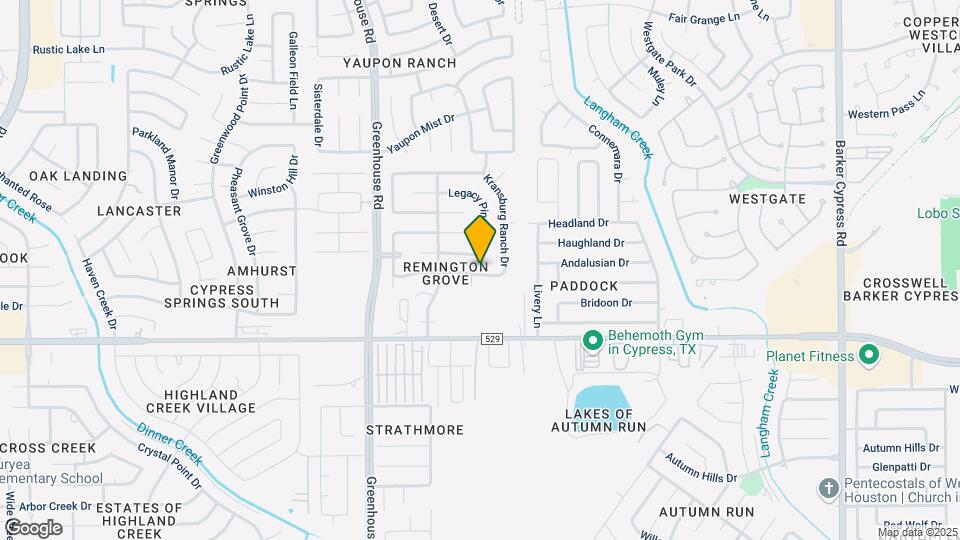 18930 Larkspur Hills Dr Map and Location Details