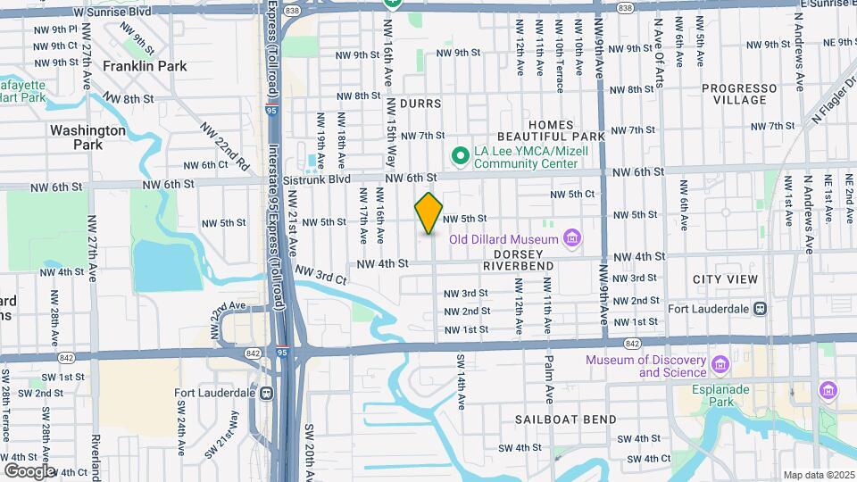 421 NW 15th Ave Map and Location Details