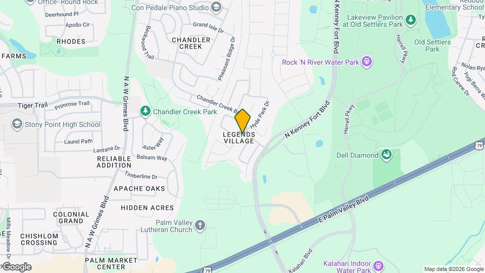 1029 Hyde Park Dr Map and Location Details
