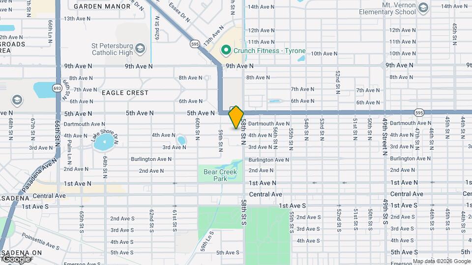 5817 4th Ave N Map and Location Details