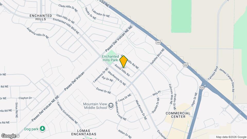 7241 Assisi Hills Rd Mapa y Detalles de la Ubicación