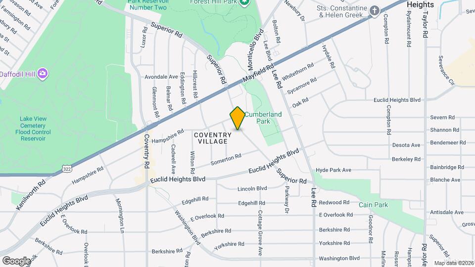 14308 Superior Rd Map and Location Details