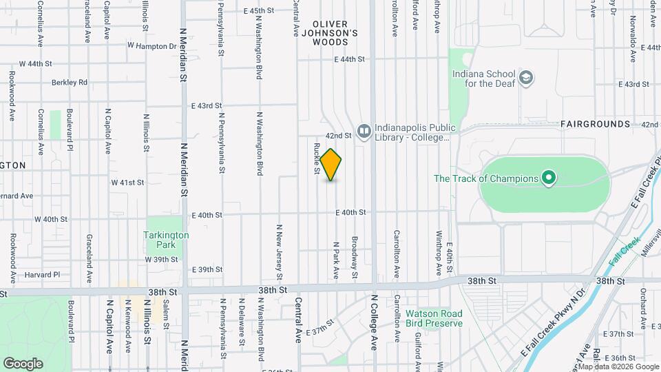 4052 N Park Ave Map and Location Details