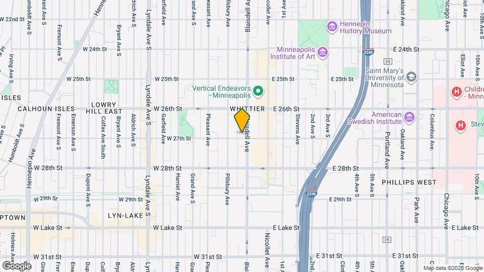 104 W 27th St, Unit 1 Map and Location Details